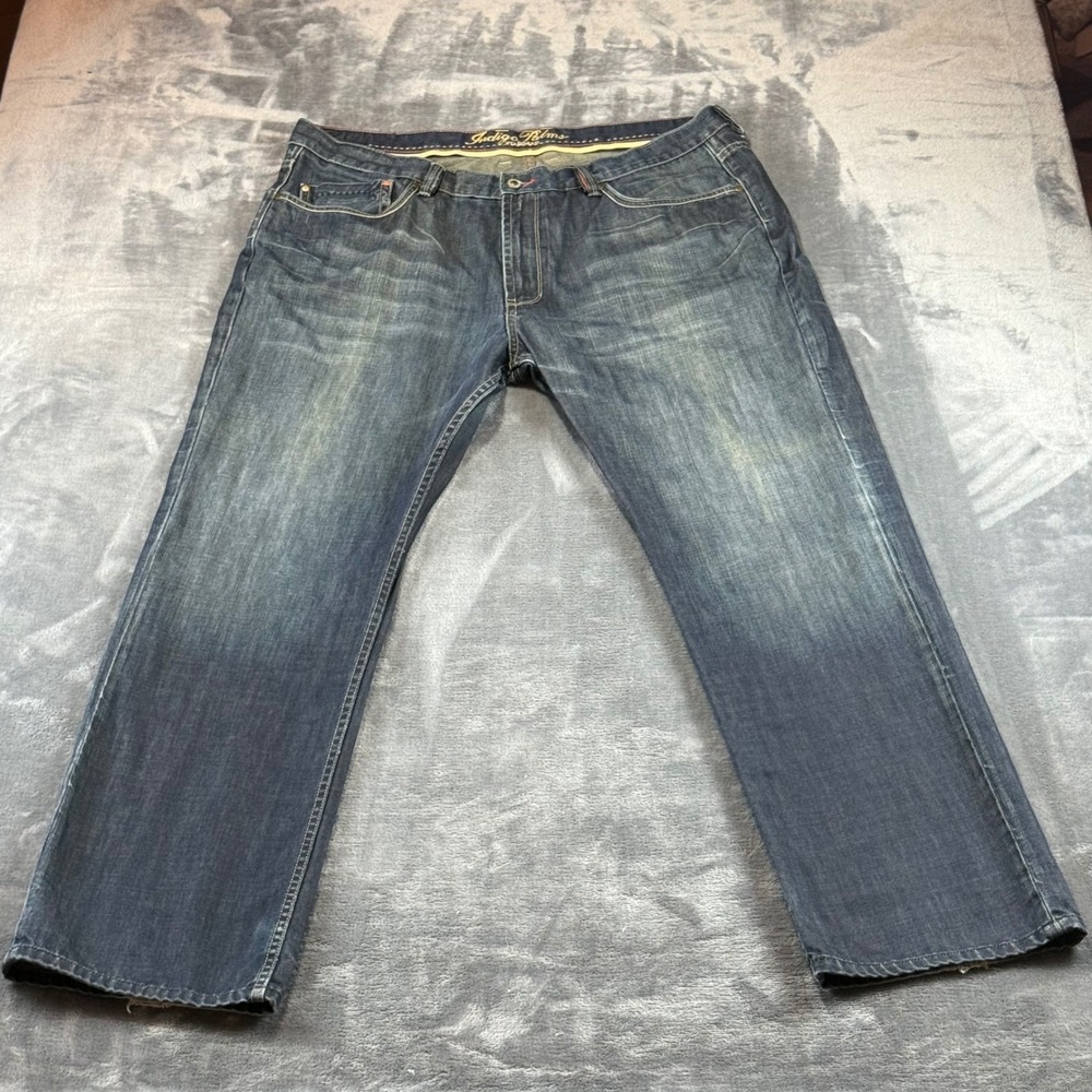 Tommy Bahama Indigo Palms Standard Fit Mens Jeans 42 Dark Wash Straight Leg